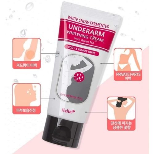 Nella White Snow Fermented Underarm Whitening Cream with Green Tea- 50ml