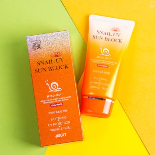 Jigott - UV Sun Block SPF 50+ PA+++ 70ml - [Snail]