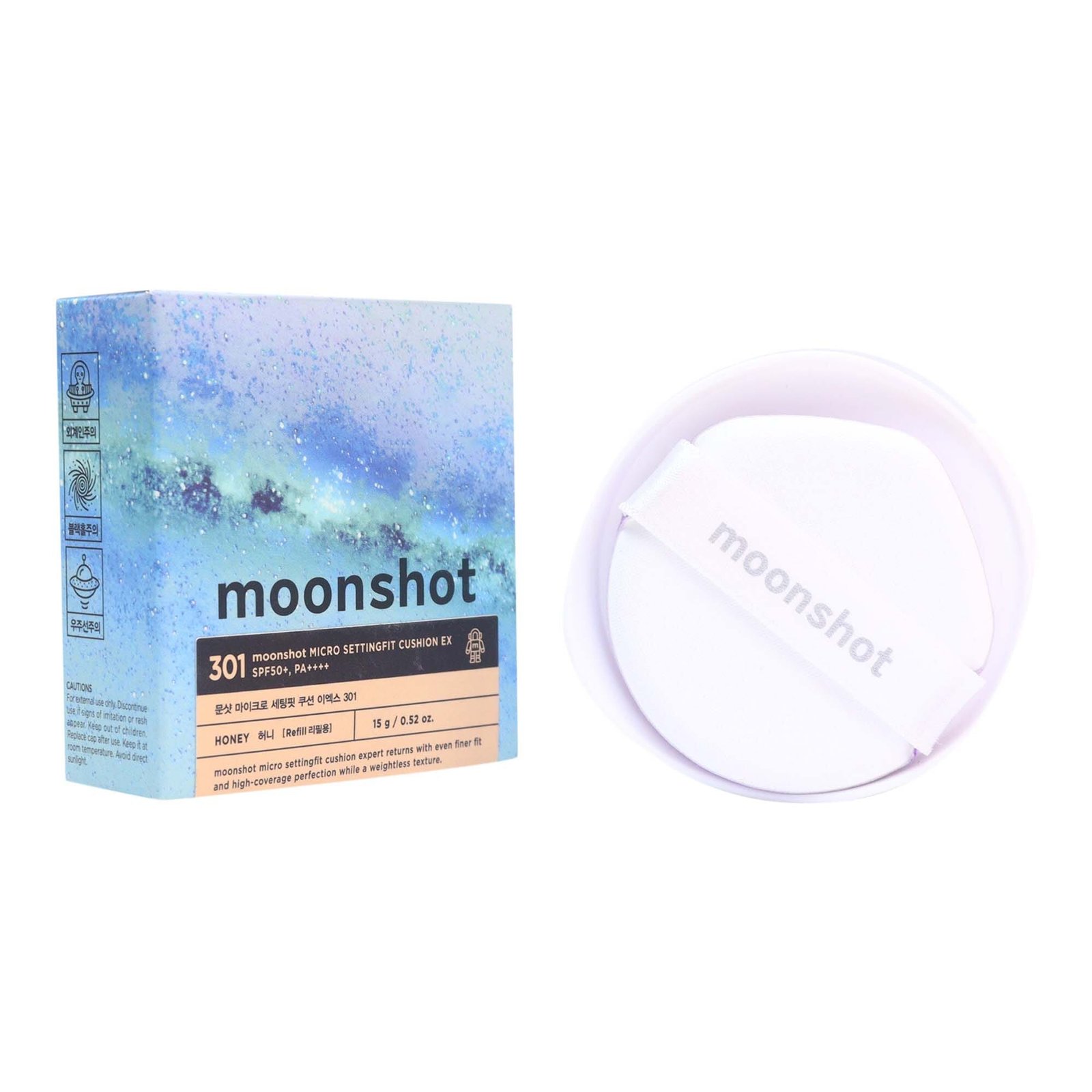 Moonshot- 301 micro settingfit cushion refill ex spf 50+ pa++++