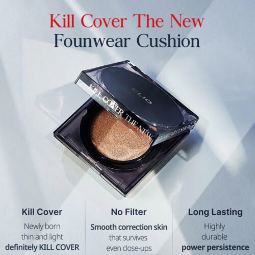 CLIO - Kill Cover The New Founwear Cushion Set- SPF 50+++ -  4 Ginger (medium beige)