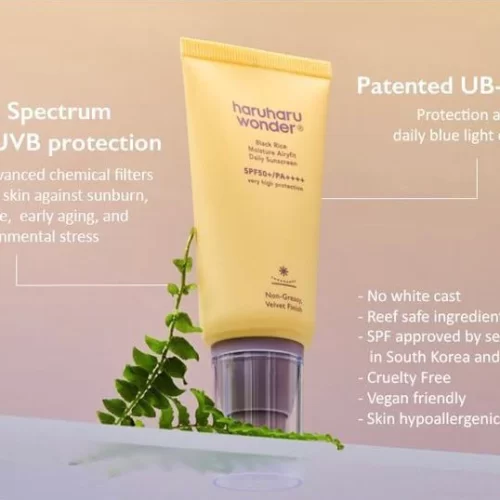 Haruharu WONDER - Black Rice Moisture Airyfit Sunscreen [50ml]