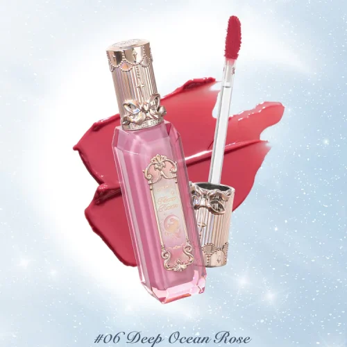 Flowerknows - Moonlight Mermaid Jewelry Lip Gloss - 06 Deep Ocean Rose