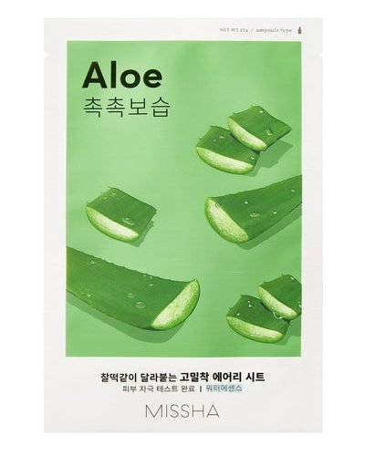 MISSHA - Airy Fit Sheet Mask 8 Types - Aloe (1*25ml)