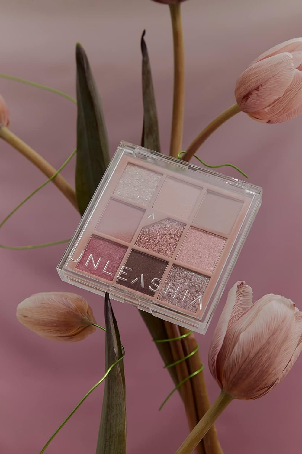 UNLEASHIA - Glitterpedia Eye Palette - N°5 All of Dusty Rose - Image 4