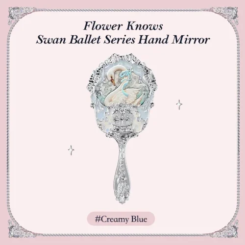 Flower Knows - Swan Ballet Hand Mirror - Creamy Blue