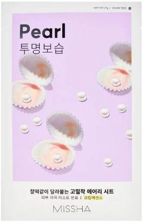 MISSHA – Airy Fit Sheet Mask 8 Types – PEARL (1*25ml)