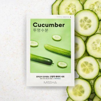 MISSHA – Airy Fit Sheet Mask 8 Types – CUCUMBER (1*25ml)