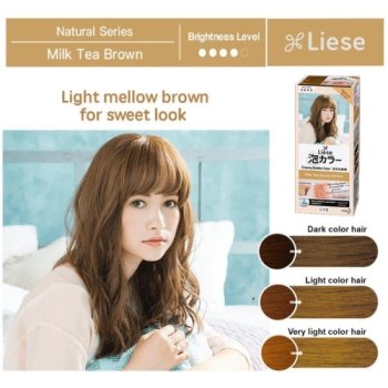 Kao-Liese Creamy Bubble Hair Color [Milk Tea Brown]