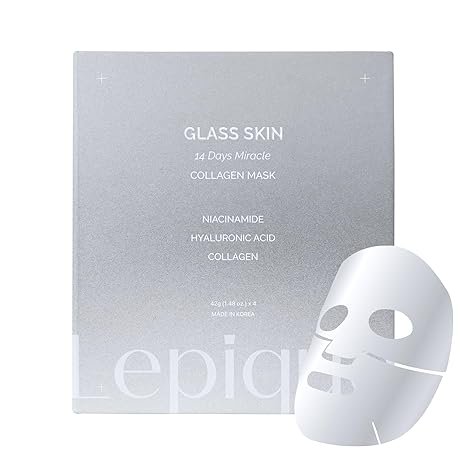 Lepique-GLASS SKIN 14Days Miracle Collagen Mask